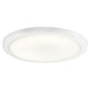 Kichler 44248WHLED30 Transitional LED Flushmount from Zeo Collection in White Finish, view 2