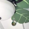 GRAPHICS & MORE Howling Wolf Sunset Forest Butterflies Ceiling Fan and Light Pull Chain view 3