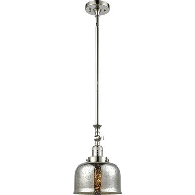 Innovations 206-PN-G78-LED 1 Light Vintage Dimmable LED Mini Pendant, Polished Nickel