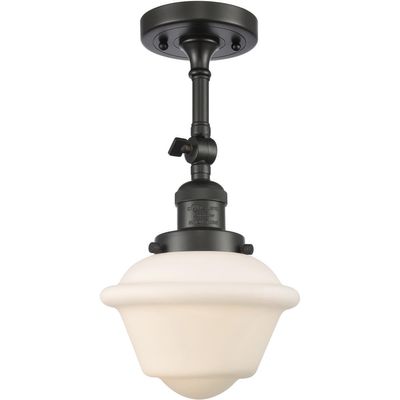 Innovations 201F-OB-G531-LED LED Semi-Flush Mount from Franklin Restoration Collection