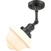 Innovations 201F-OB-G531-LED LED Semi-Flush Mount from Franklin Restoration Collection view 2