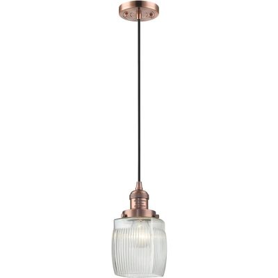 Innovations 201C-AC-G302-LED LED Mini Pendant from Franklin Restoration Collection