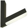 GEORGE KOVACS P1259-143-L Angle LED Outdoor Wall Sconce, 1-Light, 22 Total Watts, 6-in H x 6-in W, Oil Rubbed Bronze view 2