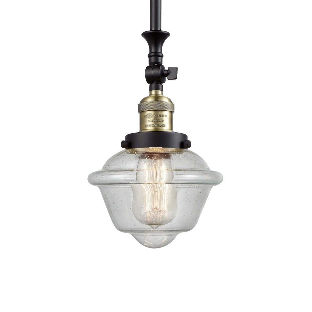 Innovations 206-BAB-G532 1 Light Mini Pendant, Black Antique Brass