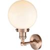 Innovations 203-AC-G201-8 1 Light Sconce, Antique Copper view 2