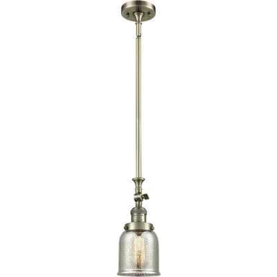 Innovations 206-AB-G58 1 Light Mini Pendant, Antique Brass