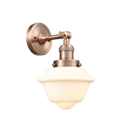 Innovations 203-AC-G531 1 Light Sconce, Antique Copper