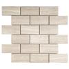 TWOBEG-01 2x4 Wooden Beige Brick Subway Tile Marble Mosaic Sheet-Kitchen and Bath backsplash wall Tile,Floor Tile view 1