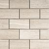 TWOBEG-01 2x4 Wooden Beige Brick Subway Tile Marble Mosaic Sheet-Kitchen and Bath backsplash wall Tile,Floor Tile view 2