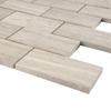 TWOBEG-01 2x4 Wooden Beige Brick Subway Tile Marble Mosaic Sheet-Kitchen and Bath backsplash wall Tile,Floor Tile view 3
