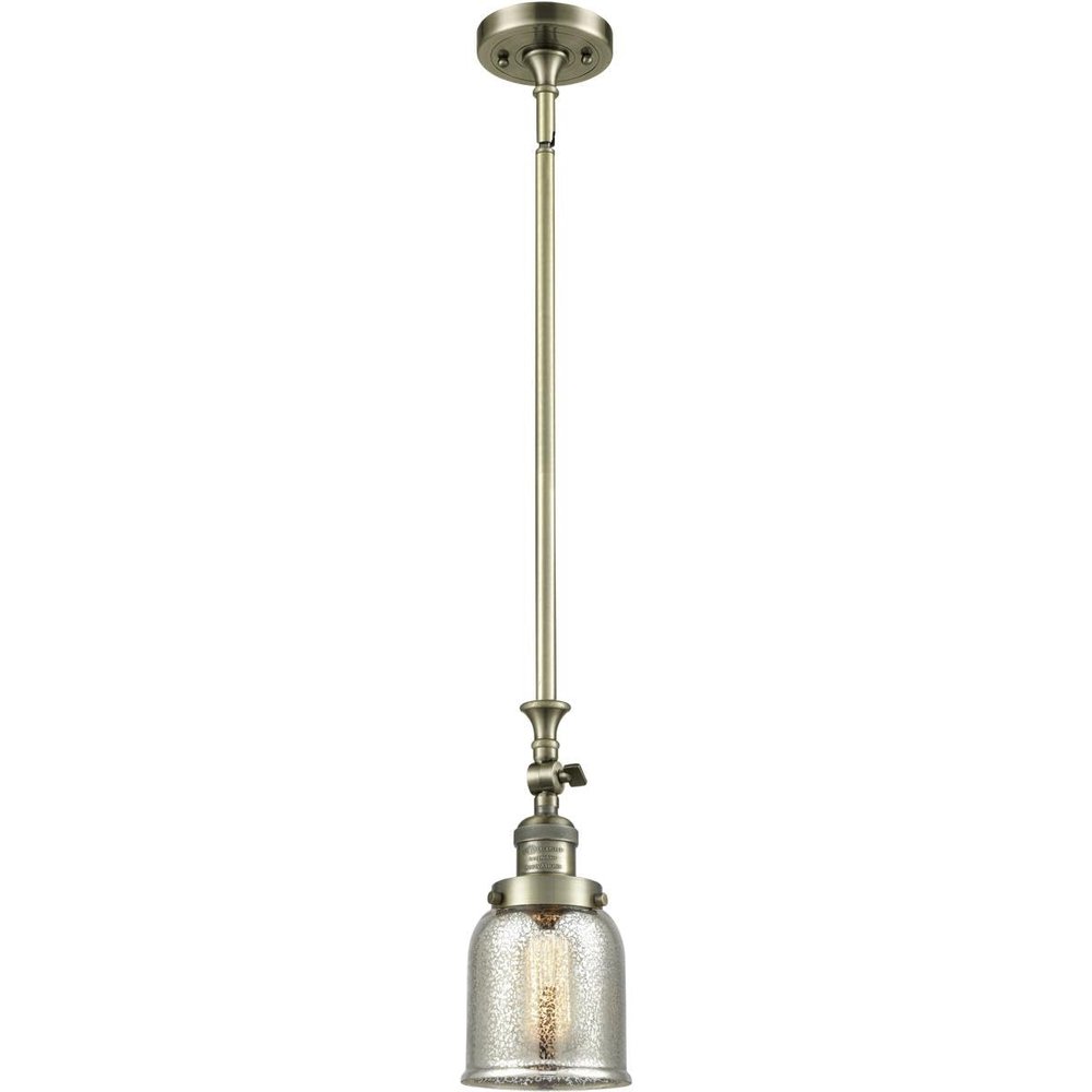 Innovations 206-AB-G58-LED 1 Light Vintage Dimmable LED Mini Pendant, Antique Brass
