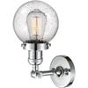 Innovations INNO203-PC-G204-6-LED LED Wall Sconce, Chrome view 2
