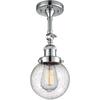 Innovations INNO203-PC-G204-6-LED LED Wall Sconce, Chrome view 4