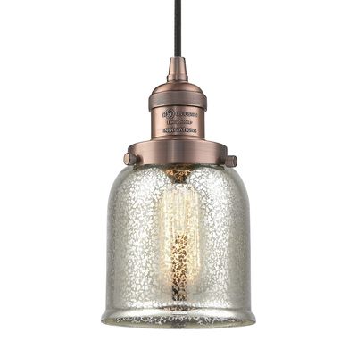 Innovations 201C-AC-G58 1 Light Mini Pendant, Antique Copper