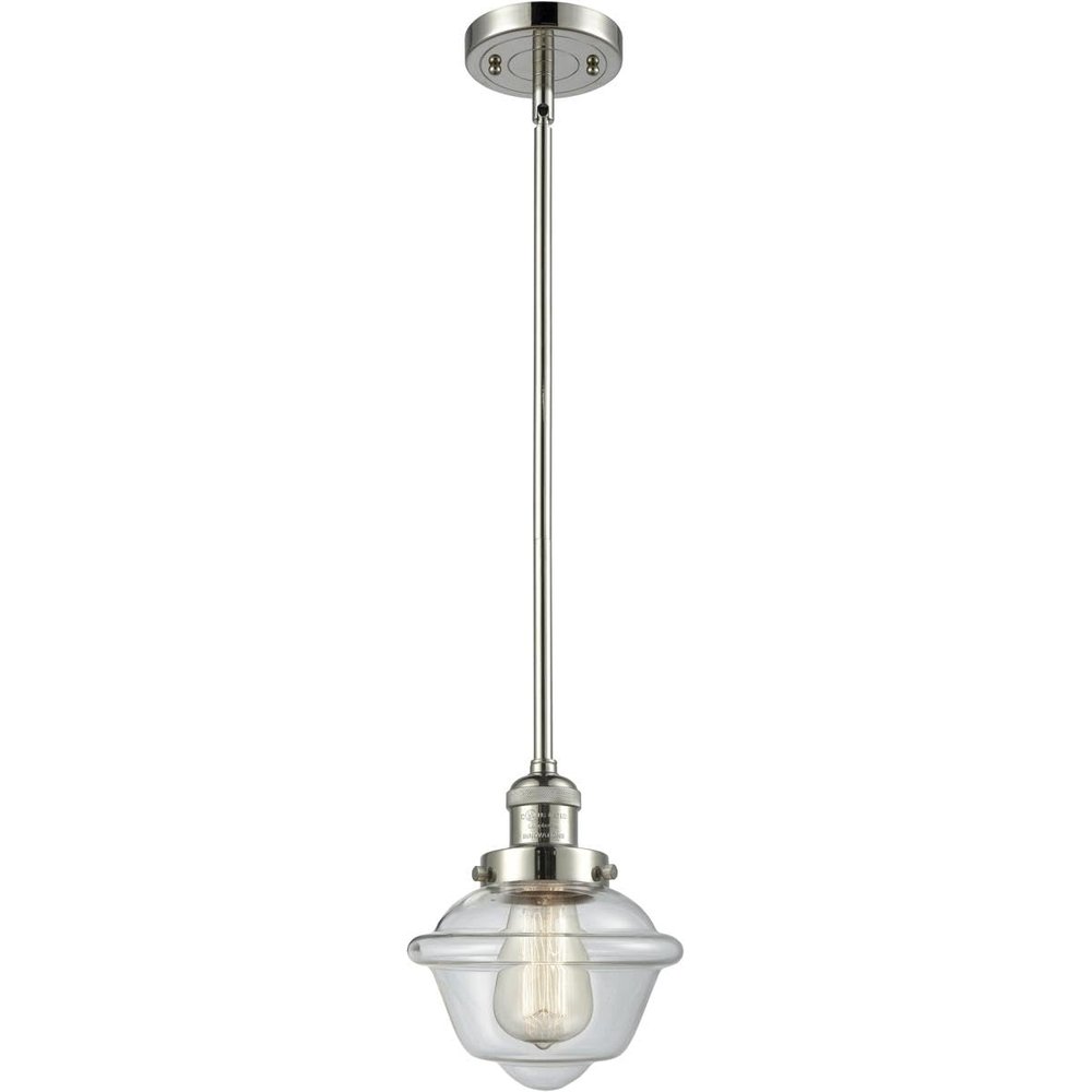 Innovations 201S-PN-G532 1 Light Mini Pendant, Polished Nickel
