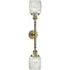 Innovations 208-AB-G302 2 Light Bathroom Fixture, Antique Brass view 3