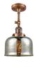 Innovations 201F-AC-G78 1 Light Semi-Flush Mount, Antique Copper view 1