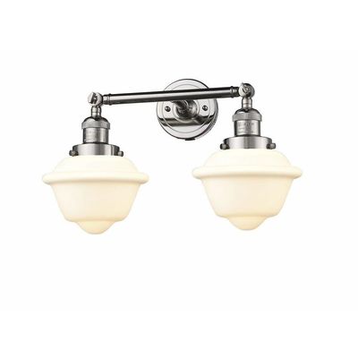 Innovations 208-PN-G531 2 Light Bathroom Fixture, Polished Nickel