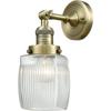 Innovations 201F-AB-G302-LED LED Semi-Flush Mount from Franklin Restoration Collection view 3