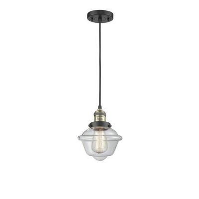 Innovations 201C-BAB-G532 1 Light Mini Pendant, Black Antique Brass