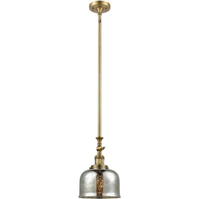 Innovations 206-BB-G78-LED 1 Light Vintage Dimmable LED Mini Pendant, Brushed Brass