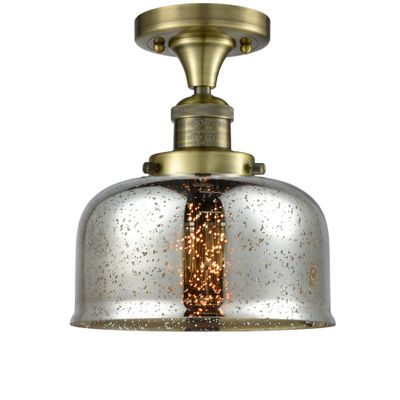 Innovations 517-1CH-AB-G78 1 Light Flush Mount, Antique Brass