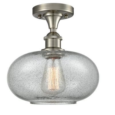 Innovations 516-1C-SN-G247 1 Light Flush Mount, Brushed Satin Nickel