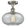 Innovations 516-1C-SN-G247 1 Light Flush Mount, Brushed Satin Nickel view 2