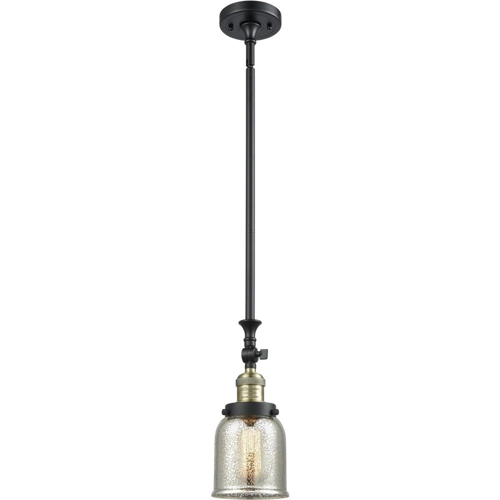 Innovations 206-BAB-G58-LED 1 Light Vintage Dimmable LED Mini Pendant, Black Antique Brass