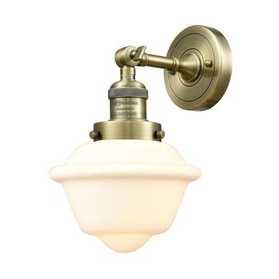 Innovations 203-AB-G531 1 Light Sconce, Antique Brass