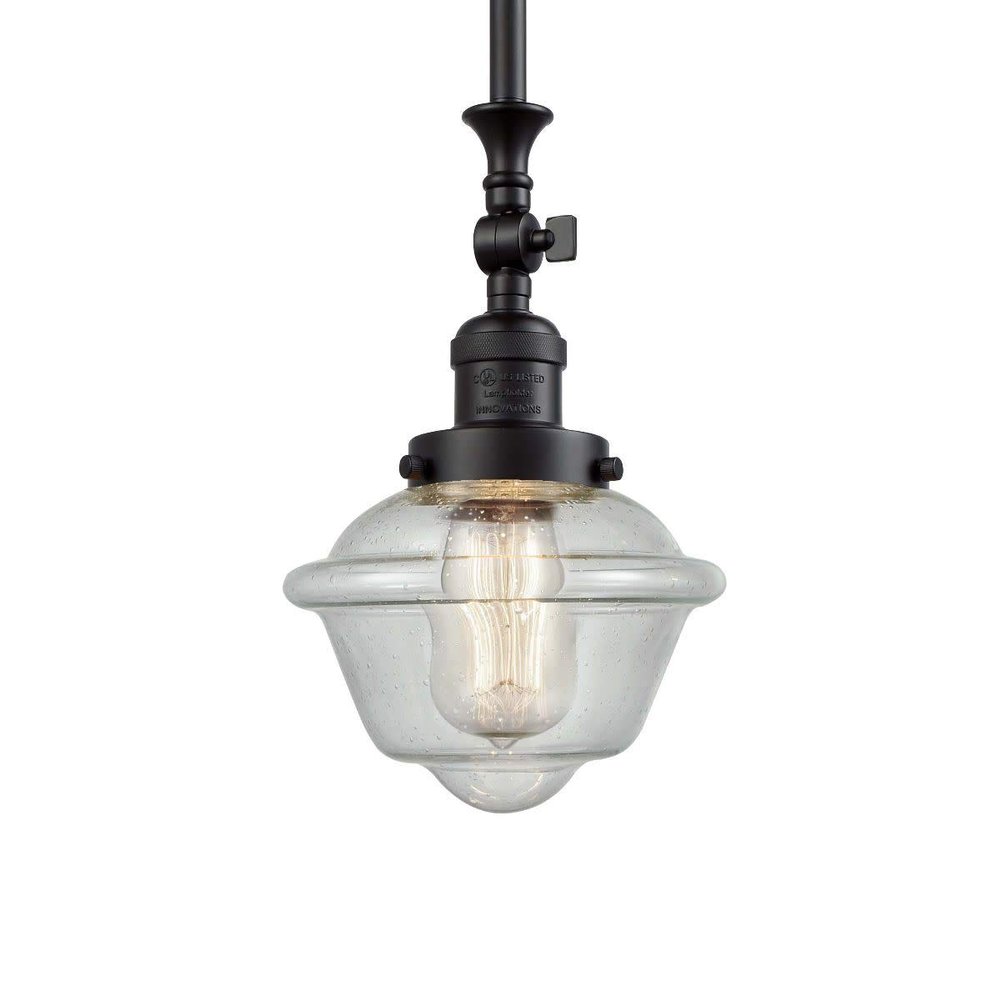 Innovations 206-BK-G534 1 Light Mini Pendant, Matte Black