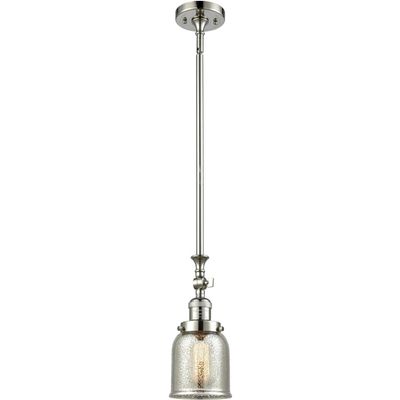 Innovations 206-PN-G58-LED 1 Light Vintage Dimmable LED Mini Pendant, Polished Nickel