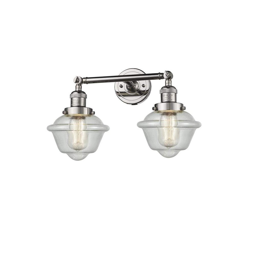 Innovations 208-PN-G534 2 Light Bathroom Fixture, Polished Nickel
