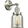 Innovations 201F-SN-G58 1 Light Semi-Flush Mount, Brushed Satin Nickel view 1