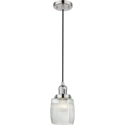 Innovations 201C-PN-G302-LED LED Mini Pendant from Franklin Restoration Collection