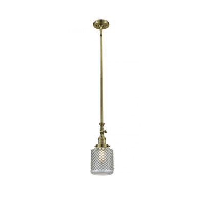 Innovations 206-AB-G262-LED 1 Light Vintage Dimmable LED Mini Pendant, Antique Brass