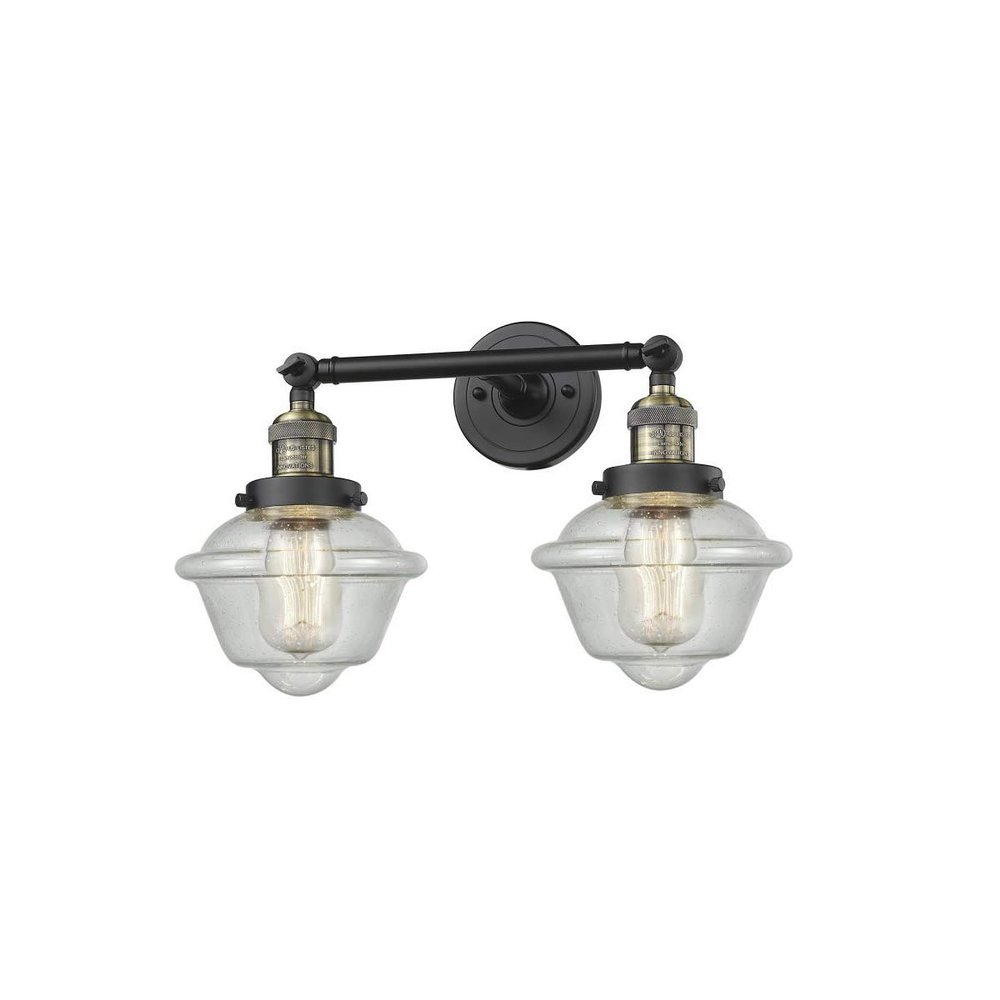 Innovations 208-BAB-G534 2 Light Bathroom Fixture, Black Antique Brass