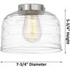 Innovations 201F-PN-G78-LED 1 Light Vintage Dimmable LED Semi-Flush Mount, Polished Nickel view 4
