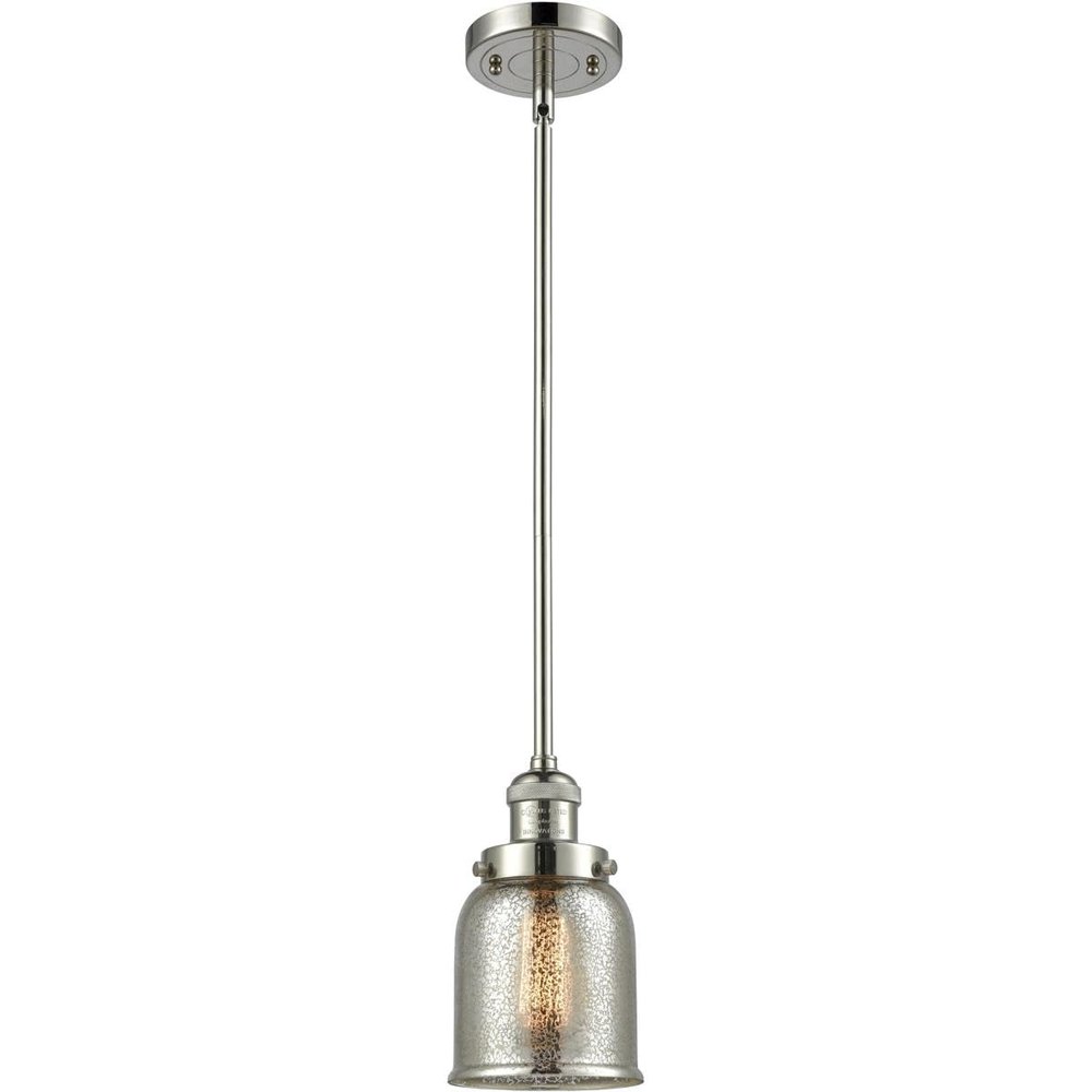 Innovations 201S-PN-G58 1 Light Mini Pendant, Polished Nickel