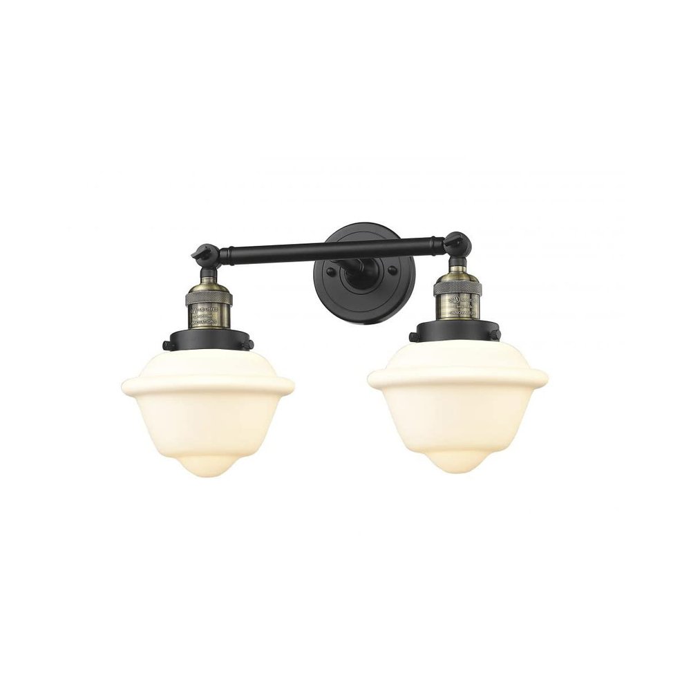Innovations 208-BAB-G531 2 Light Bathroom Fixture, Black Antique Brass