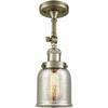 Innovations INNO201F-AB-G58-LED LED Semi-Flush Mount, Antique Brass view 1