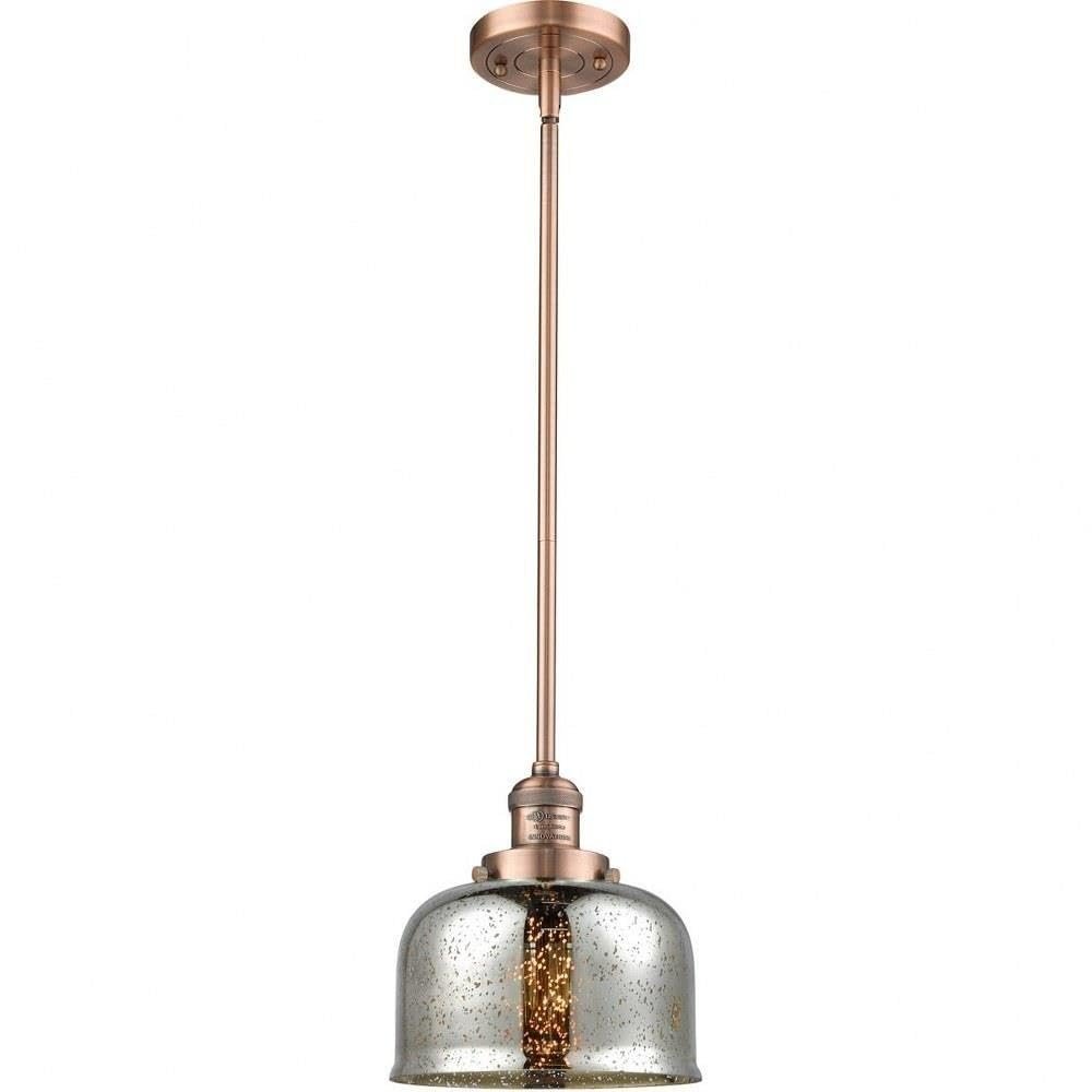 Innovations 201S-AC-G78 1 Light Mini Pendant, Antique Copper