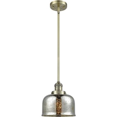 Innovations 201S-AB-G78 1 Light Mini Pendant, Antique Brass