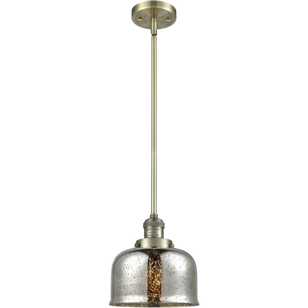 Innovations 201S-AB-G78 1 Light Mini Pendant, Antique Brass