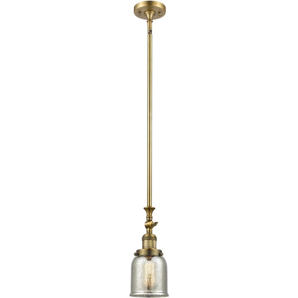 Innovations 206-BB-G58-LED 1 Light Vintage Dimmable LED Mini Pendant, Brushed Brass