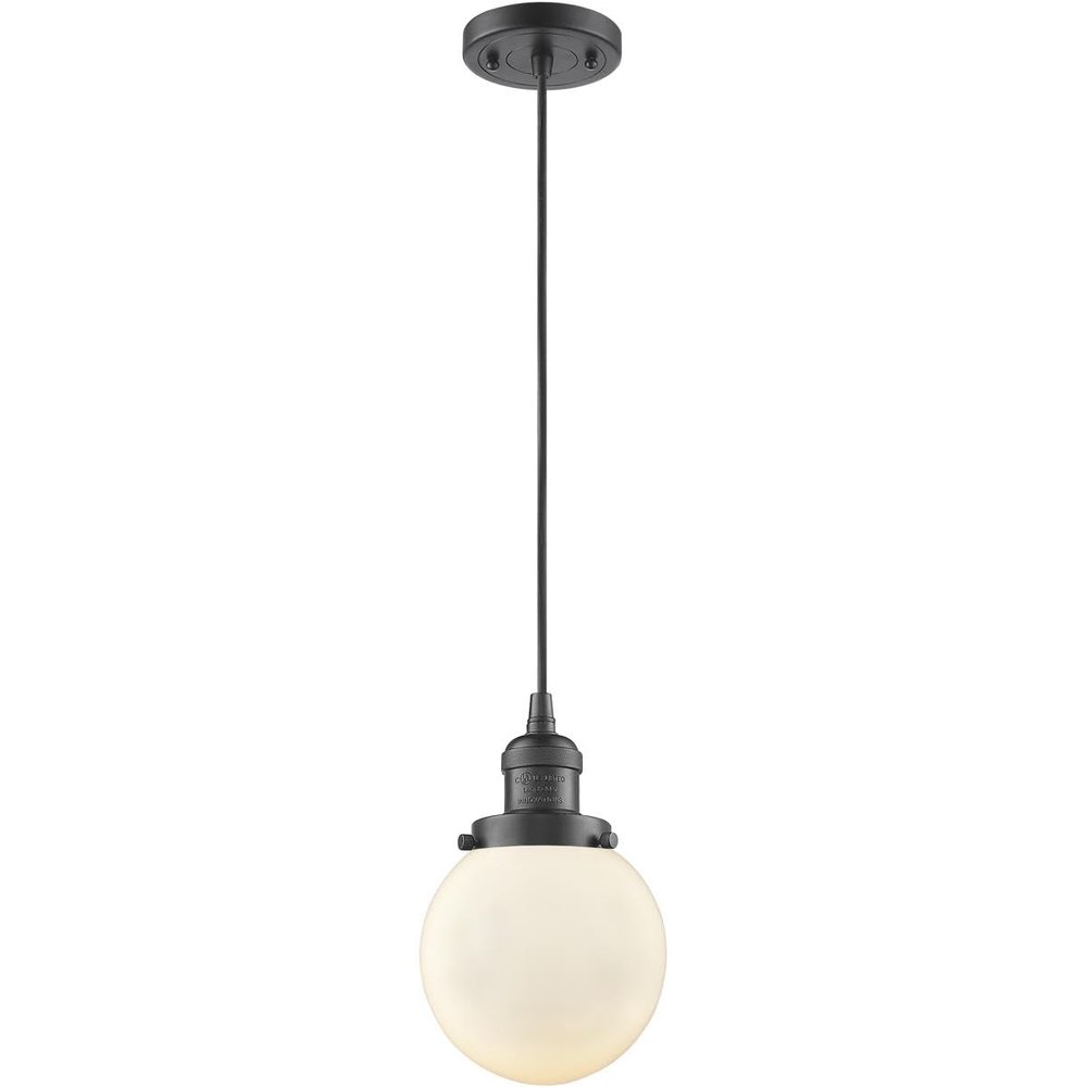 Innovations 201C-OB-G201-6-LED LED Mini Pendant, Oil Rubbed Bronze