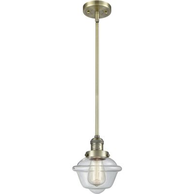 Innovations 201S-AB-G532 1 Light Mini Pendant, Antique Brass