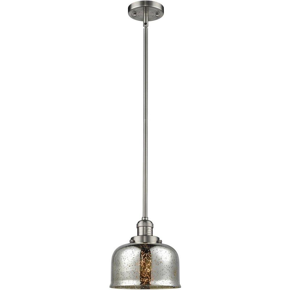 Innovations INNO201S-SN-G78-LED LED Mini Pendant, Pewter, Nickel, Silver