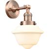 Innovations 201F-AC-G531-LED 1 Light Vintage Dimmable LED Semi-Flush Mount, Antique Copper view 3