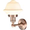 Innovations 201F-AC-G531-LED 1 Light Vintage Dimmable LED Semi-Flush Mount, Antique Copper view 4